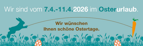 Urlaubs-Ankündigung für Ostern 2026